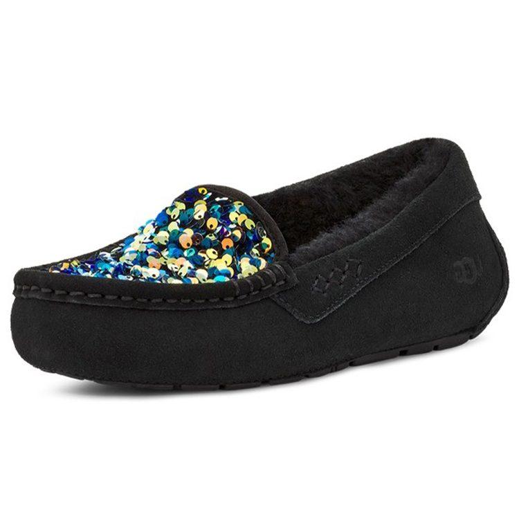 UGG Ansley Stellar Sequin Slipper 'Black' Women's 1116072-BLK
