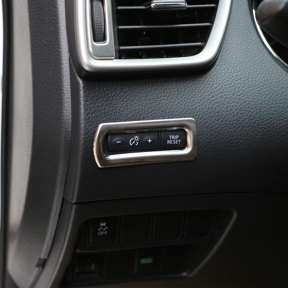 For Nissan Qashqai J11 X-TRAIL Xtrail T32 2014-2021 LHD Car Dashboard Odometer Button Switch Cover Trim Sticker Fit  Accessories
