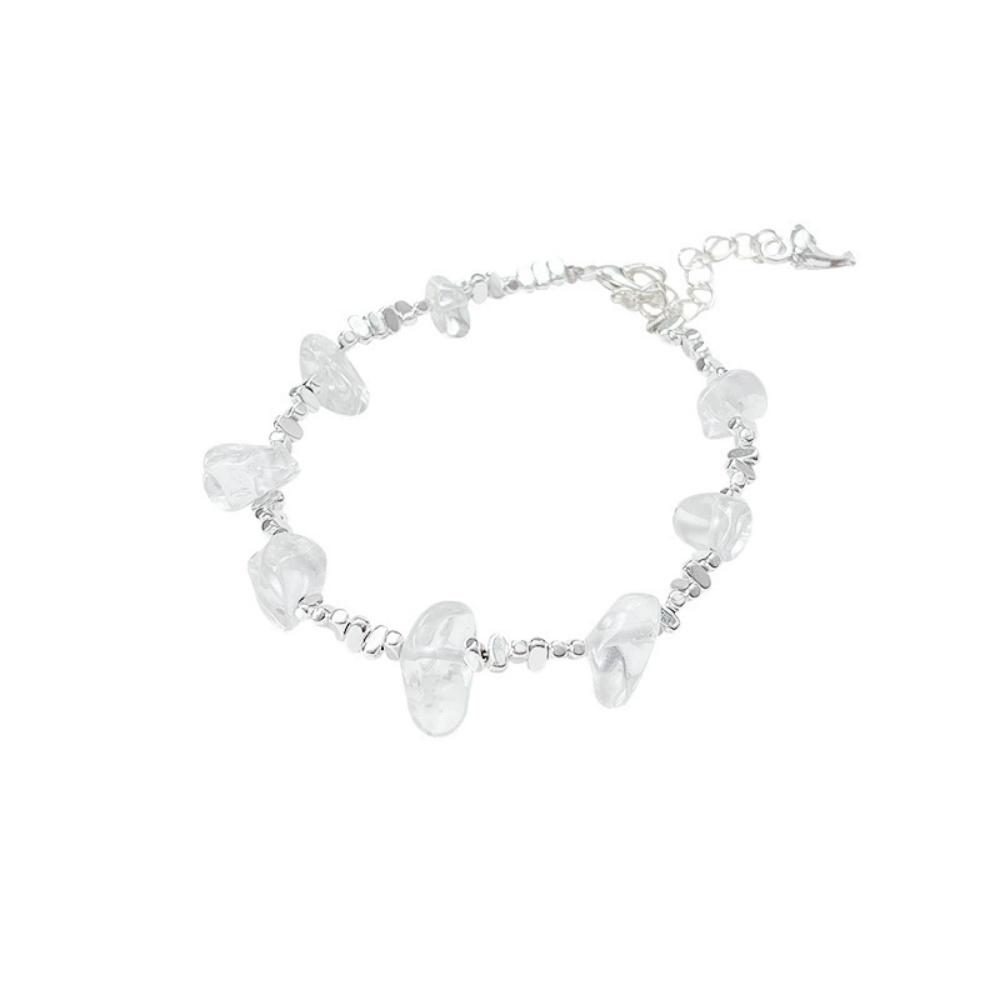 New Exaggerated Natural Stone Necklace with Simple and Personalized Design, Irregular Shaped Icicles, Jewelry Accessories