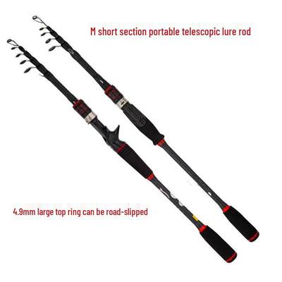 Telescopic Carbon Sea Fishing Rod: Portable & Lightweight, Multi-purpose Lure Rod