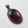 925 Sterling Silver Pendant 40 Ct Natural Multicolor Opal   Jewelry