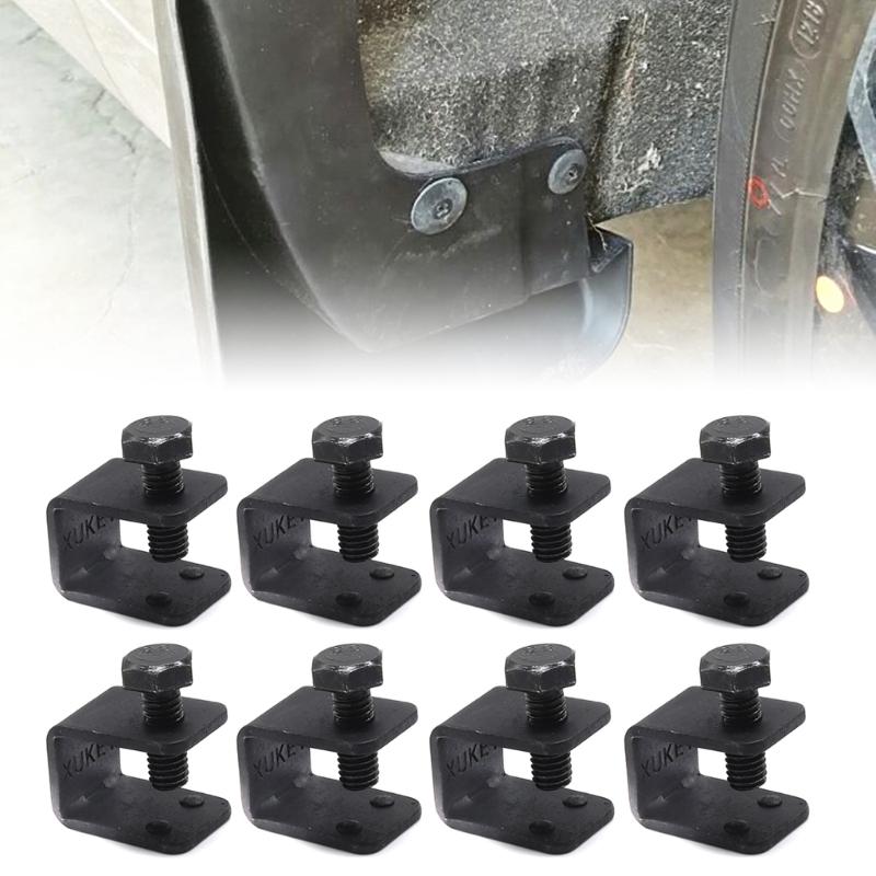 Replacement Screws Plastic Rivet Fastener Clip Car Accessory Car Mud Fender Screws and Bolts Bumper Clamp Fastening Nut