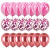 40Pcs Confetti Balloons Wedding Decoration Matte Globos New Year Birthday Party Decorations Baby Shower Supplies