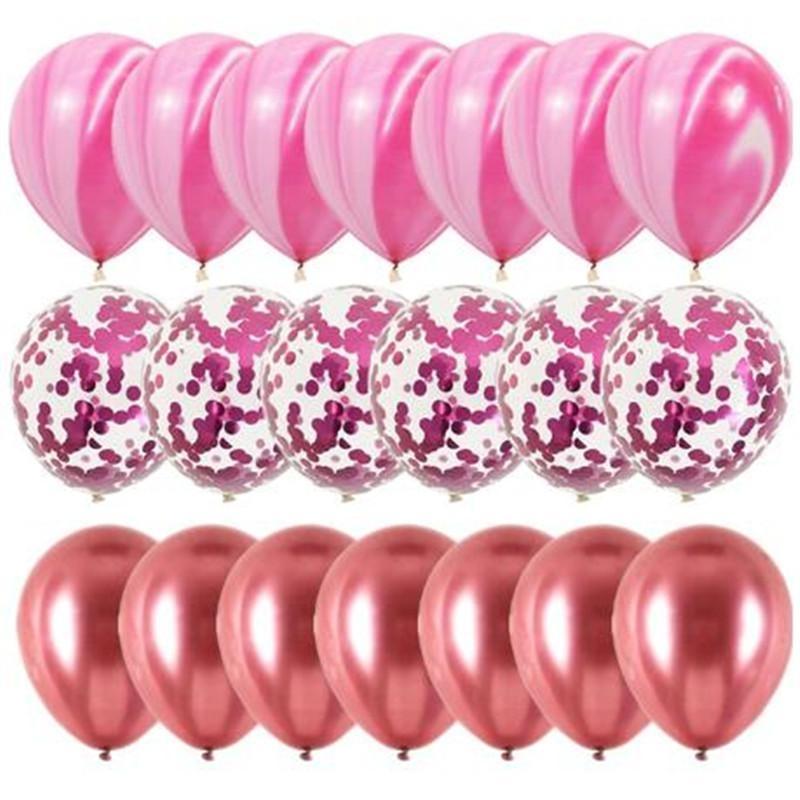 40Pcs Confetti Balloons Wedding Decoration Matte Globos New Year Birthday Party Decorations Baby Shower Supplies
