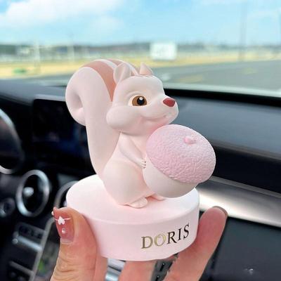 Car Perfume Diffuser Squirrel Designed Car Diffuser For Essential Oil Car Aroma Ornament For Vehicles SUV RV Travel Camper