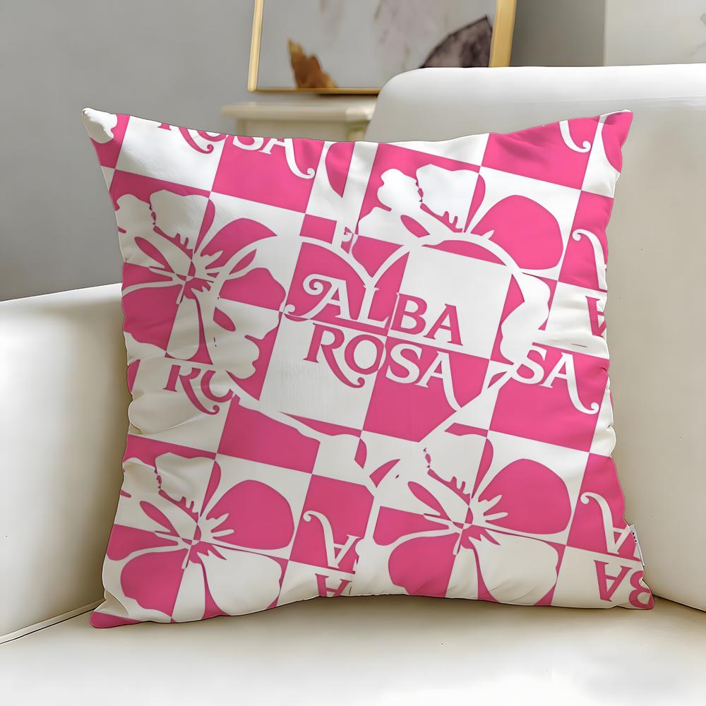 popular fashion brand Alba Rosa Cushion Cover Soft & Easy-Wash Pillow Case – Versatile for Couch, Bed, Travel and Office