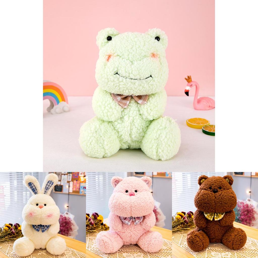 Adorable Plush Rabbit Stuffed Animal Doll With Soft Pp Cotton Filling Perfect For Girls Birthday Gifts