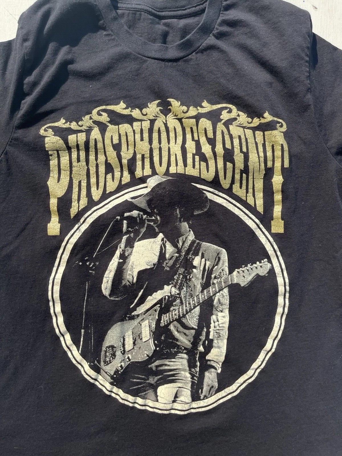 

Men s Phosphorescent T-Shirt Black Spell-0ut NO SIZE Americana Indie Folk Band 3XL