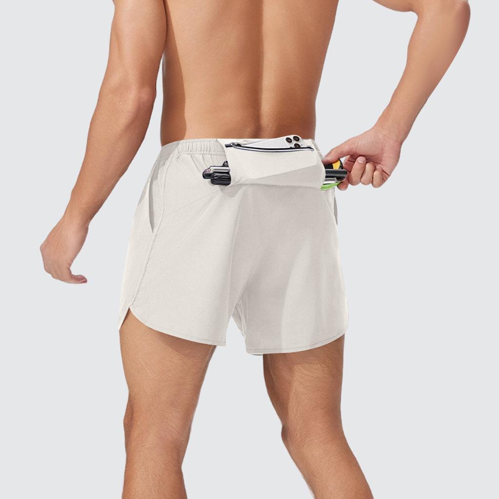 Men's Drawstring Breathable Outdoor Sports And Fitness Shorts