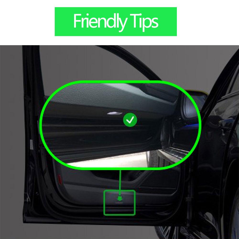 2Pcs Car Door Welcome Lights For Honda Accord 7 8th gen 2008 2009 2010 2011 2012 2013 2014 LED Signal Lamp Projector Accessories
