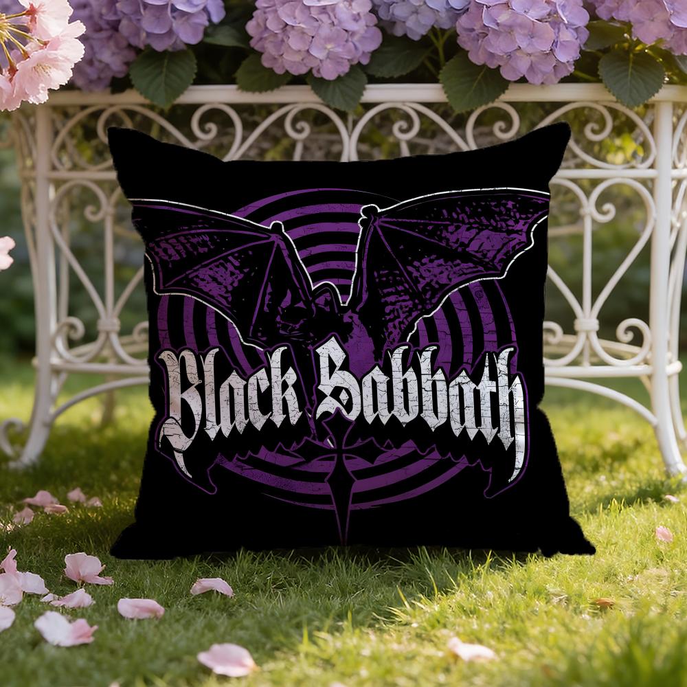 Band B-Black S-Sabbath Kissenbezug Home & Auto Dual-Scene Kissenbezug: Wendbar für höchsten Tragekomfort