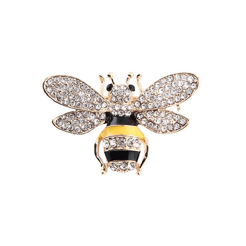 Fashion Mini Cute Bee Wasp Insect Brooch Pin Women's Accessories Wholesale