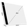 New A4 Three Level Dimmable Led Light Pad Drawing Board Tracing Table Light Box Eye Protection Easier for Diamond Painting