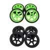 RC Racing Tyres Excellent Traction Anti Slip 1/7 1/8 RC Car Tires Wheel Rims Lightweight 17mm for RC Racing