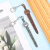 11.8cm Dark Moon Greatswor Elden's Keychain Pendant Bloodhound's Fang Cosplay Keyring Men Women Backpack Jewelry
