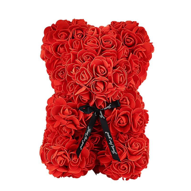 

2025 New Artificial Flower Eternal Rose Teddy Bear for Mom Mother s Day Birthday Valentine s Day Anniversary Gifts & Decorations