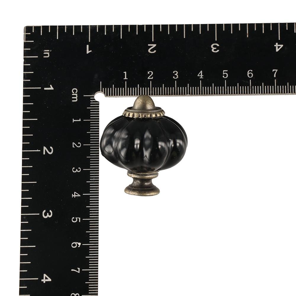 European Style Ceramic Pumpkin Handle Round Door Pull Handles Retro Cabinet Knob Cupboard