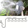 Outdoor Low-Pressure Misting Kit for Cooling, Dust Removal, Humidification, and Garden Irrigation