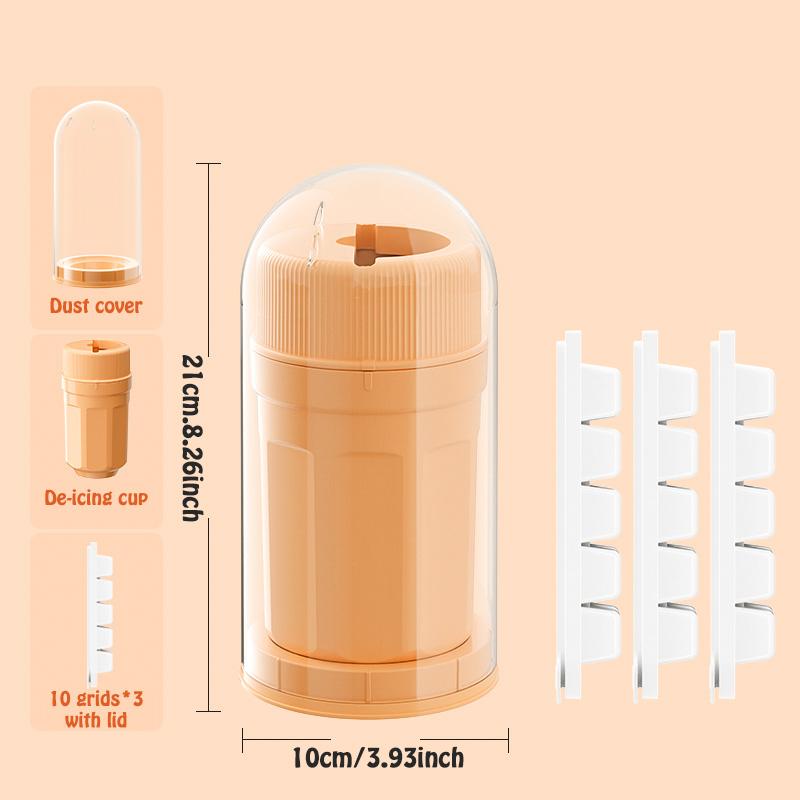 Ice Cube Mold Ice Maker Household Ice Box with Cover Suitable for Whiskey Cocktail Summer DIY Ice Cube Box Kitchen Barware Tools