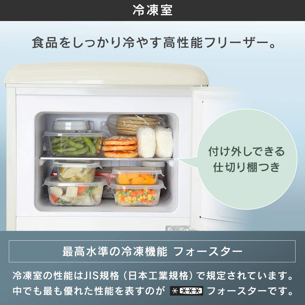 Iris Plaza Refrigerator 114L Single Living Small Stylish CFC Free Freezer White PRR-122D-W