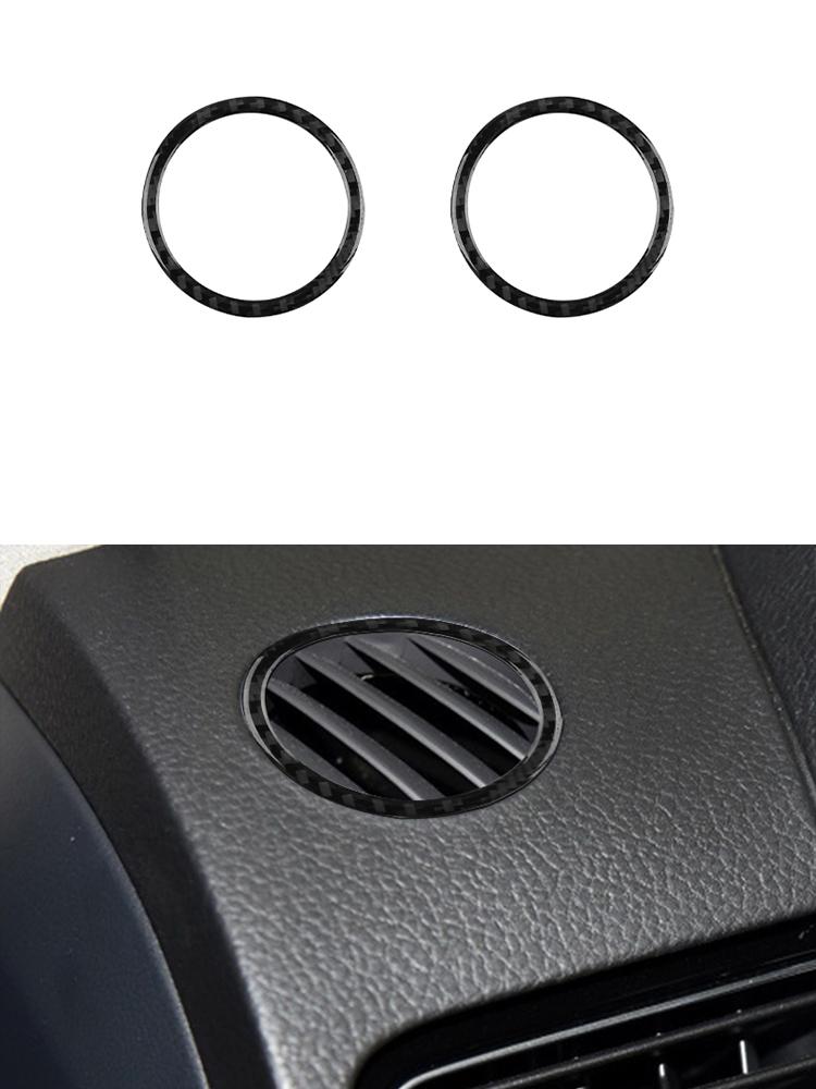 For Volkswagen VW Touareg 2011-2015 Car Carbon Fiber Sticker Version LHD Gear Shift Panel Interior Center control panel door