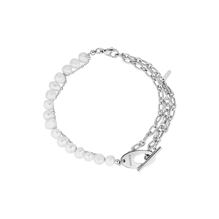 SN.171 Layered Pearl Toggle Bracelet