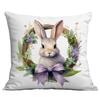 Hot Easter Bunny Purple Series Pillow Case with Pillow Case with A Variety of Pillow Covers Available