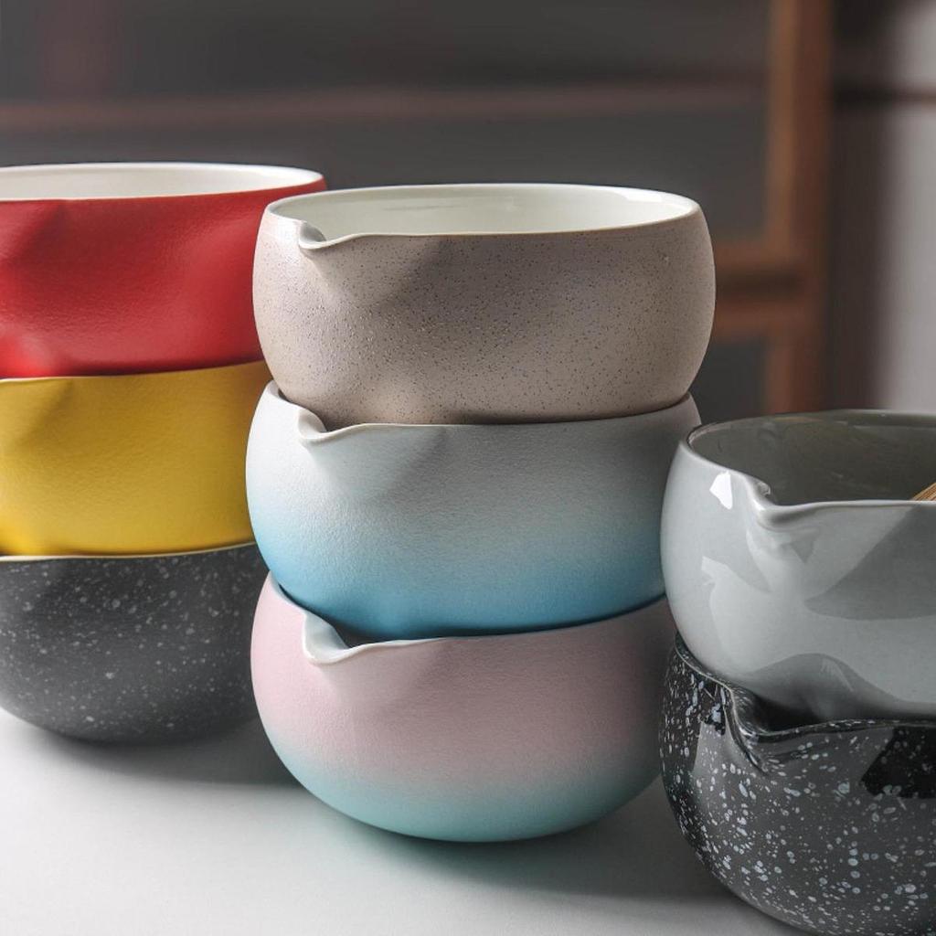 480ml Ceramic Handmade Green Tea Cup Handcrafted Japanese Traditional Matcha Bowl DIY Tea Accessories for Tea Lovers