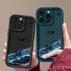 Custodia Antiurto con Motivo Montagna Aereo Per iPhone 16 Pro Max 15 Plus 14 Pro 13 12 11 XS XR 8 7 TPU Morbido Opaco Silicone Cover Guscio