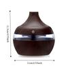 Wood Grain Air Humidifier Colorful LED Light Air Freshener Machine Aroma Oil Diffuser  Living Room