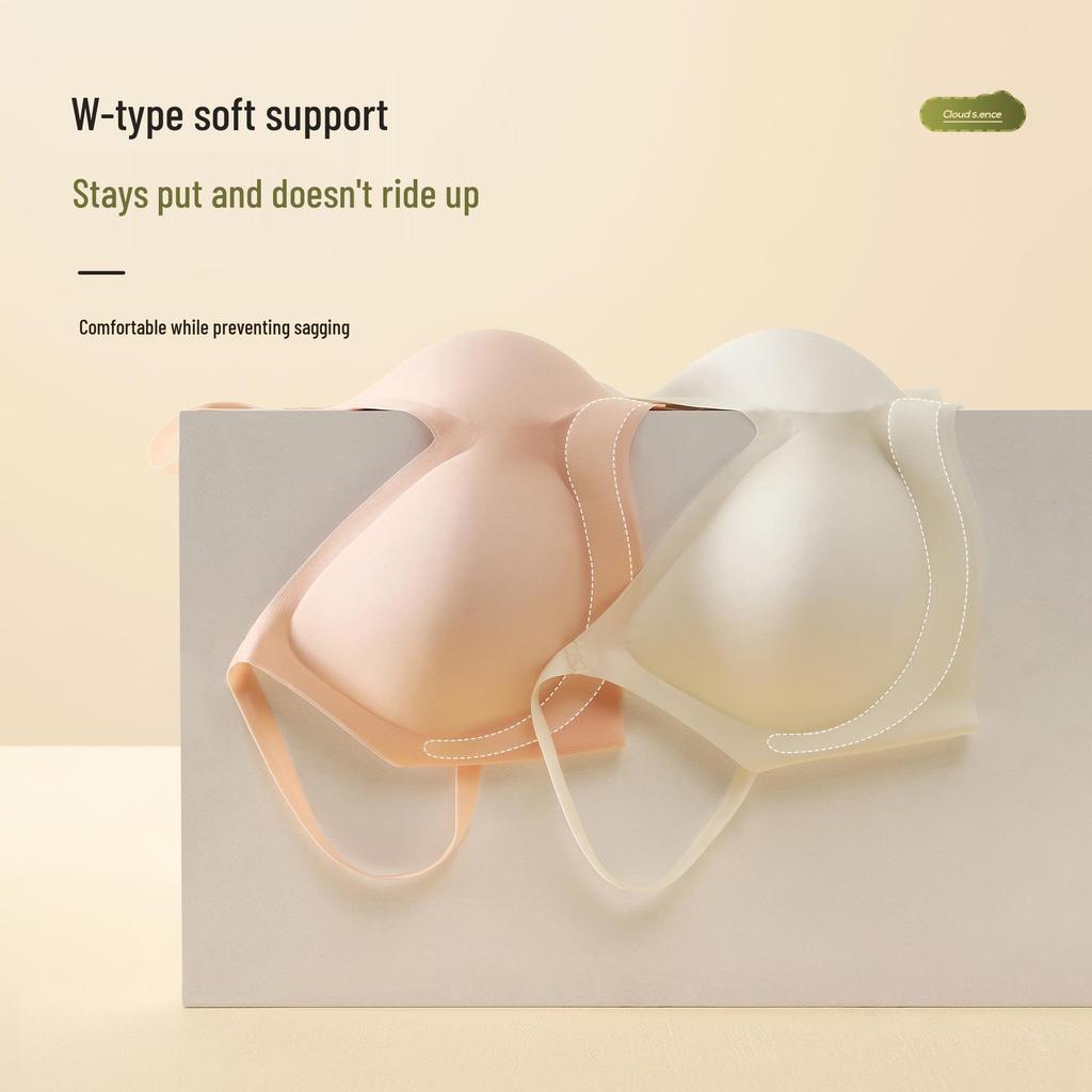 Ultra-Thin Ice Silk Seamless Women's Cooling Bra - Light, Breathable, and Beautiful Back Design