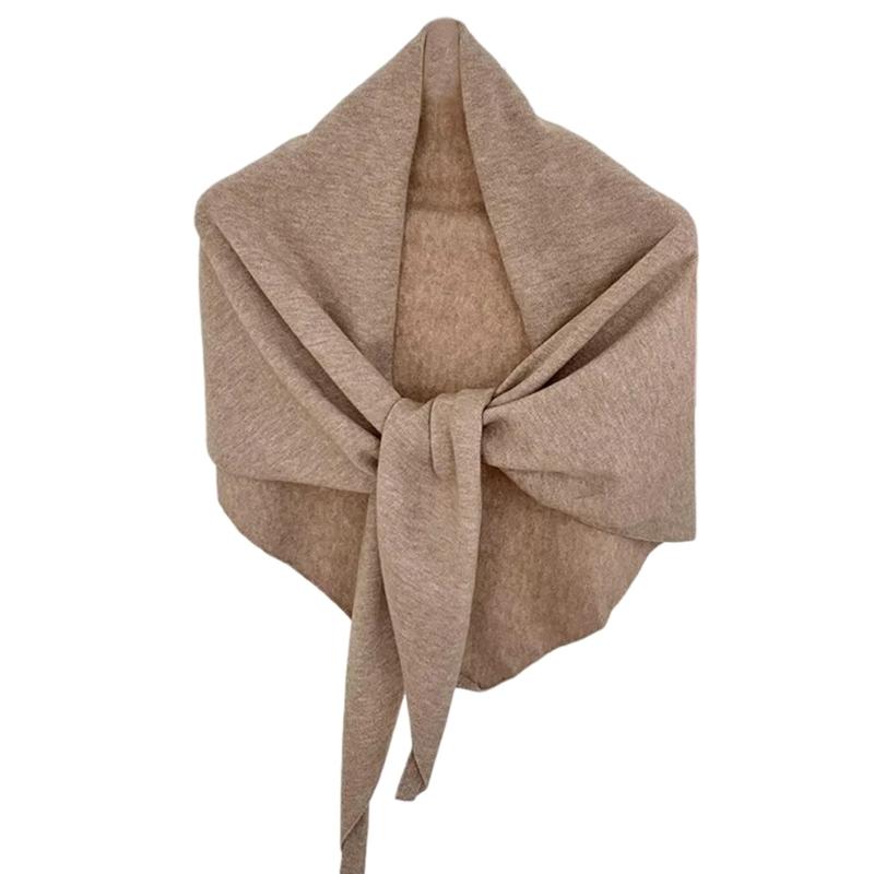 Versatiles Knitted Shawl Light weight Capes Fashionable Breathable Ponchos Warm Winter Accessory