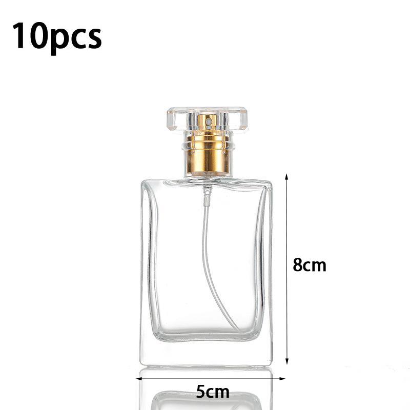 10 stuks 30/50 ml Parfumflesje Goud Zilver Leeg Flesje Sprayflesje Draagbare Parfum Doseerflesjes