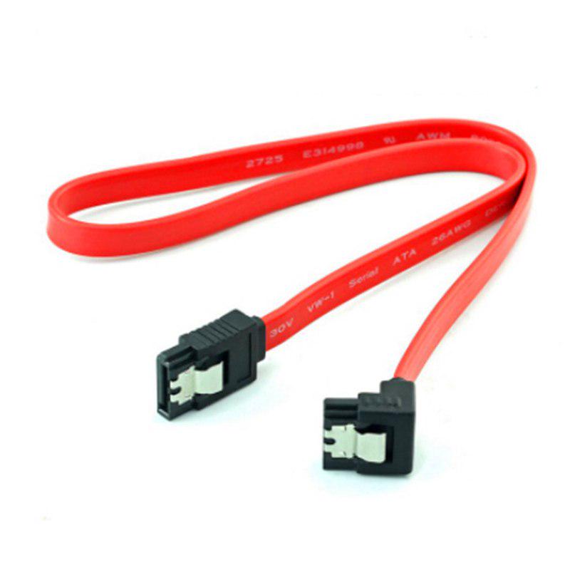 Serial SATA ATA RAID DATA HDD Hard Drive Signal Cable Straight-Right Angle 5pcs