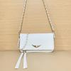 2025 New Women's Fashion Zv Bag Fashion Wings Diamond Envelope Messenger Bag French Retro Design Shoulder Bag