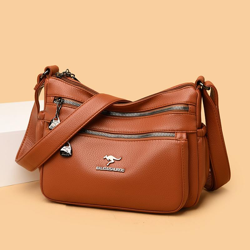New Summer Mother Bag Korean Version Large Capacity Shoulder Bag Fashionable Middle-aged Mother Women's Crossbody Bag