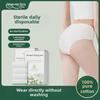 Women's Sterile Disposable Cotton Underwear - Individually Wrapped for Maternity, Travel, Salon Use