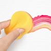 24pcs Yellow Round Cake Sponge 24 Pieces Bath Sponge Round Makeup Sponge Powder Puff Scrubber Oil for Face Circle Sponge Compression Travel Sponge