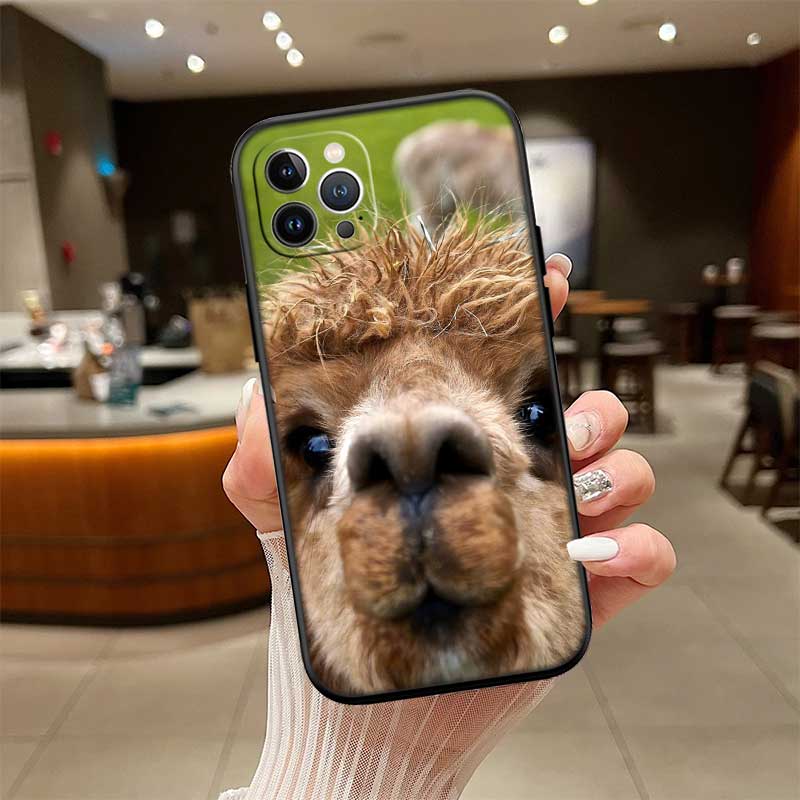 

NH5 Alpaca New High-End Shell Phone Case for iPhone SE X XS XR 16E 17 11 Pro Max 8 7 6 6s Plus Air iPhone17