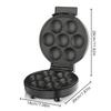 Macchina per cupcake domestica Macchina per cupcake elettrica 1000W Macchina per cake pop Superficie antiaderente Produce 6 tazze