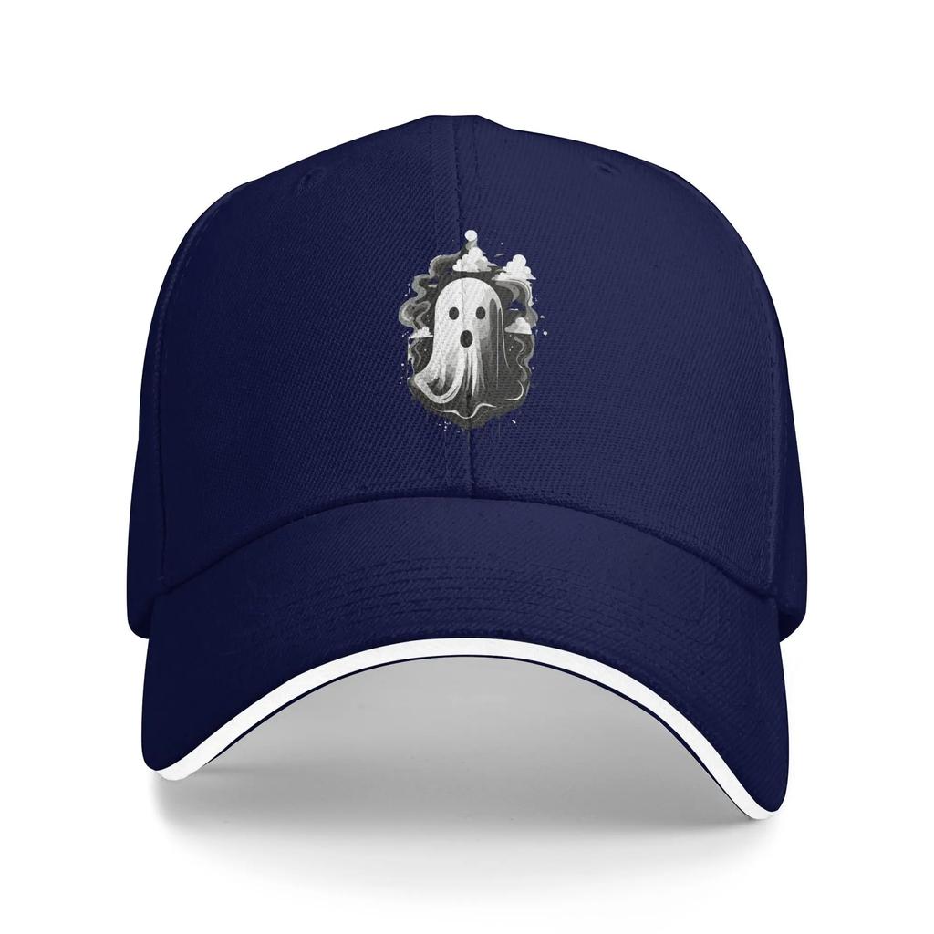 Ghost Of Disapproval Sun Baseball Cap Summer Women Unisex Spooky Creepy Ghost Design Trucker Hat Breathable Casual Snapback Cap