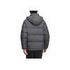 Adidas Puffy Down Comfortable Loose Warm Sports Casual Down Jacket Unisex Outerwear Dark-Gray JM9132