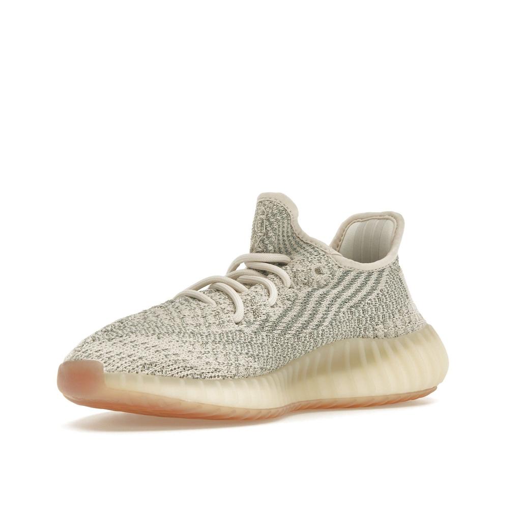 Adidas Yeezy Boost 350 V2 Citrin Reflective Unisex Sneakers Yellow FW5318