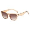 Unisex Cat Eye Sunglasses, UV Protection Fashion Shades, Vintage European Style Sun Glasses, Trendy Eyewear
