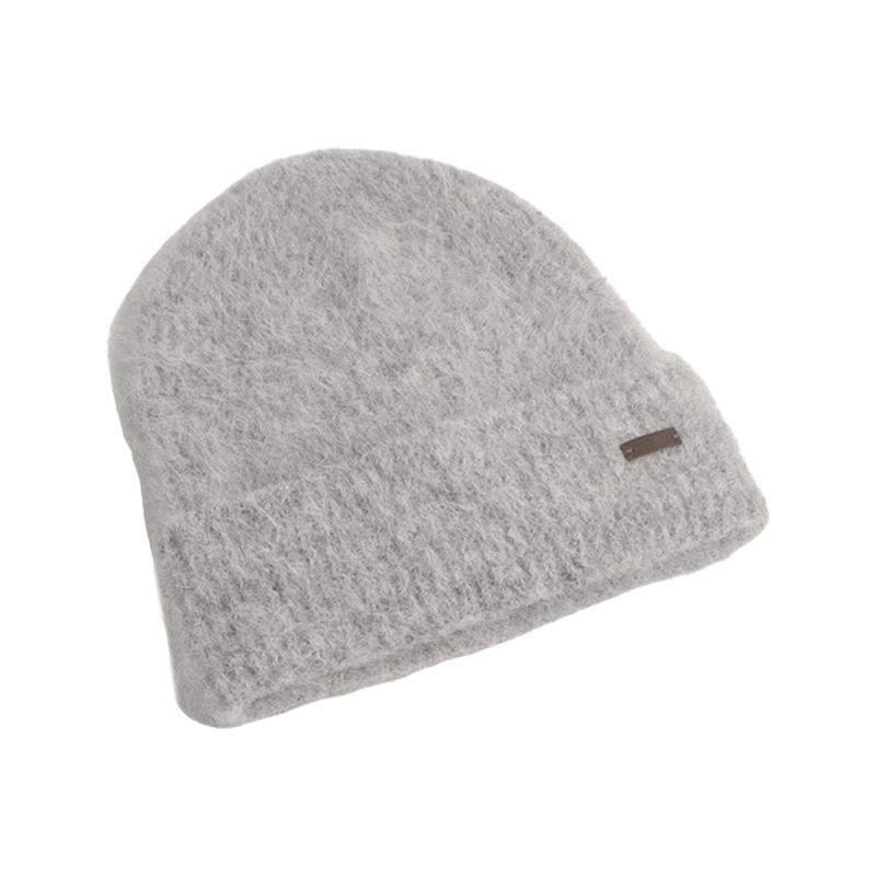 

Warm Plush Hat Thickened Protecting Hat Lovely Winter Streetwear Outdoor Hat for Cold Weather светло-серый