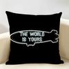Classic Movie SScarface Cushion Cover Natural Linen Organic Fabric DoubleSided Printing Room Sofa Decor Pillow Case