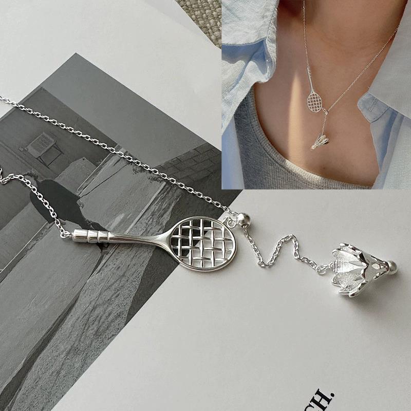 VENTFILLE S925 Sterling Silver Necklaces For Women Simple Chain Fashion Minimalist Pendant Necklaces Adjustbale Necklace Gift
