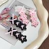 Star Bow Hair Clips Pins For Girls  Acrylic Star Bb Clips Side Hair Grip Barrettes Hair Accessories
