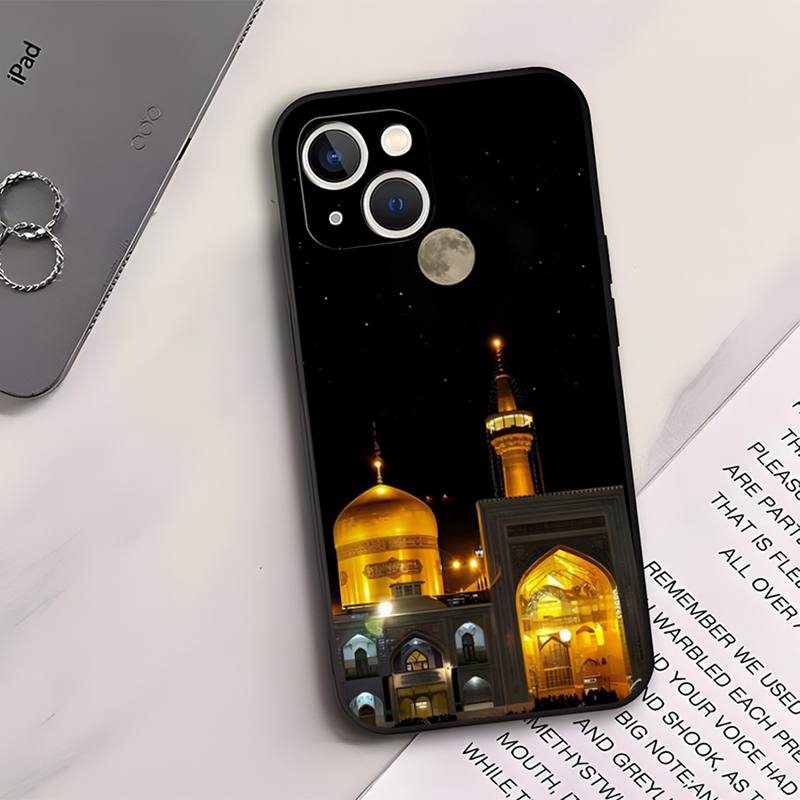Mecca Imam Ali Islamic Shia Holy Phone Case For IPhone 13Pro Max 12 11 14 Mini Xs X Xr 7 8 6 Plus Se 2020 Shockproof Back Cover