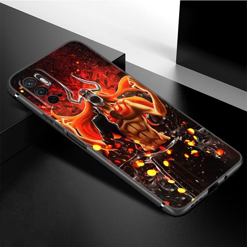 

Чехол для телефона с аниме BLEACHS для Xiaomi Redmi Note 11 10 9 8 Pro 11T 5G 10T 10S 9S 9T 9i 9C 9A 8T, мягкий черный чехол из ТПУ, чехол принципиально Redmi Note 11 Pro 5G